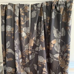 4 Valeron 84” Room darkening window curtain panels